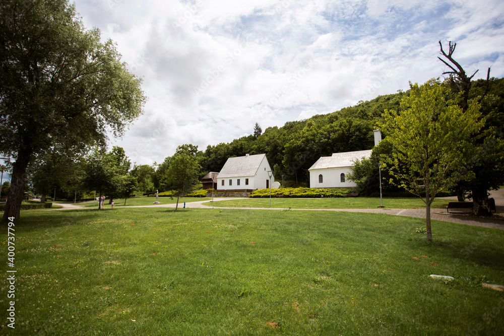 Nikola Tesla memorial park in Smiljan, Croatia