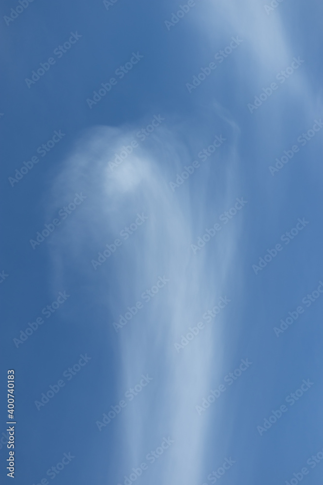 Natural art created by clouds like cotton wool against a blue sky. Natural art created by clouds like cotton wool against a blue sky.