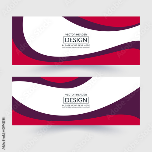 Vector abstract geometric design banner web template Modern design. Vector illustration