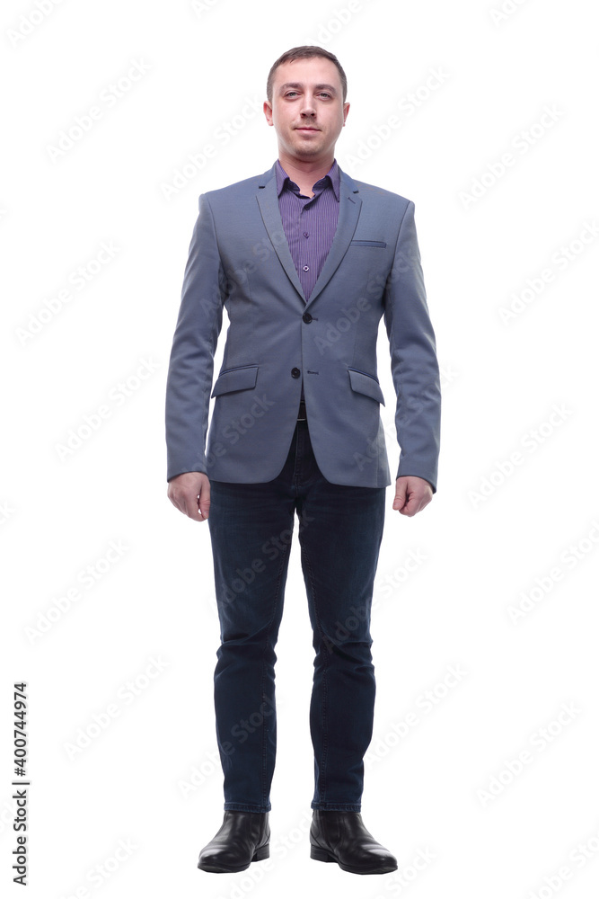 Portrait of happy smiling young businessman, isolated on white background Portrait of happy smiling young businessman, isolated on white background