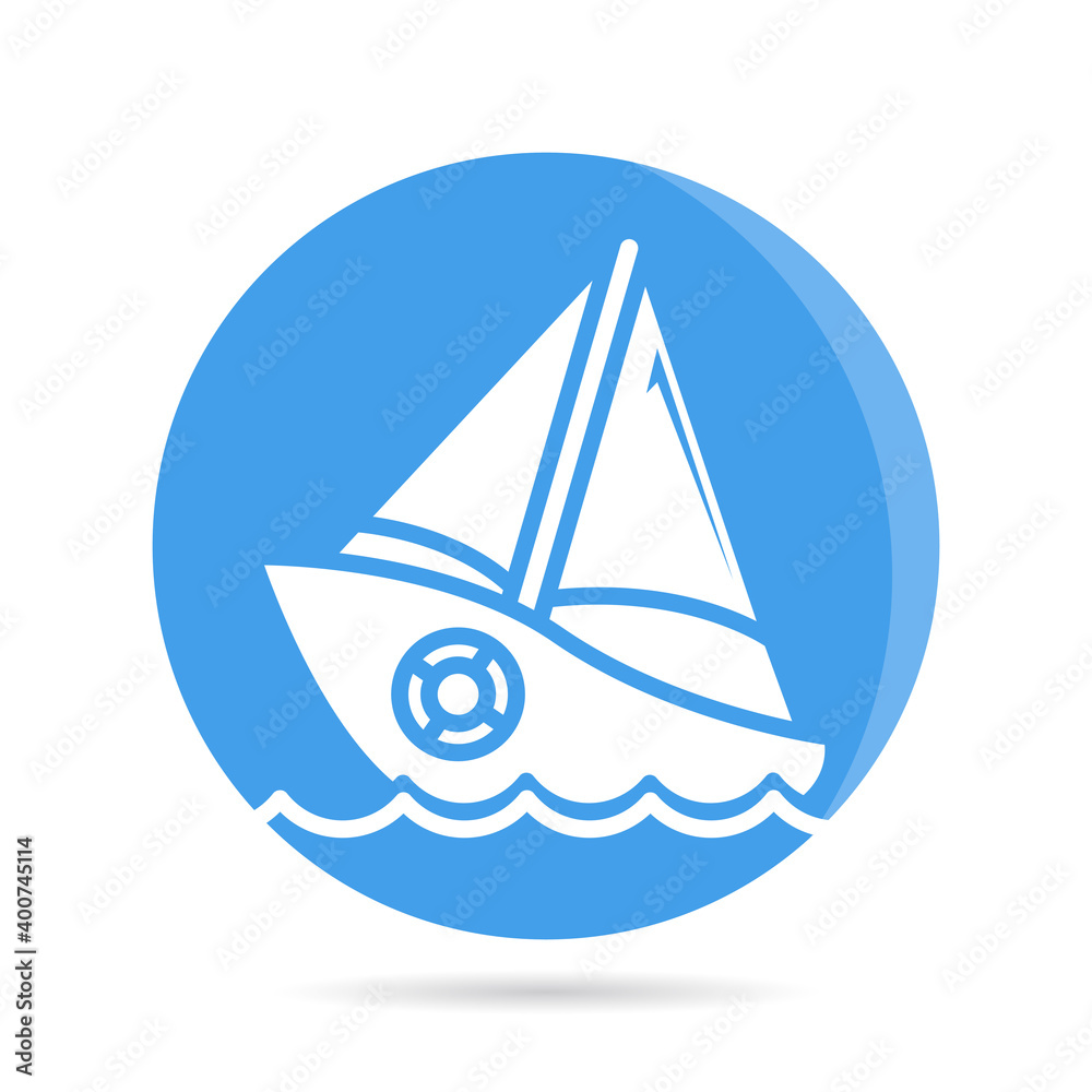 ship, boat, yacht in blue circle background vector
ship, boat, yacht in blue circle background vector