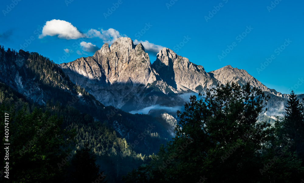 Mountain Hochtor In National Park Gesaeuse In The Ennstaler Alps In Austria
