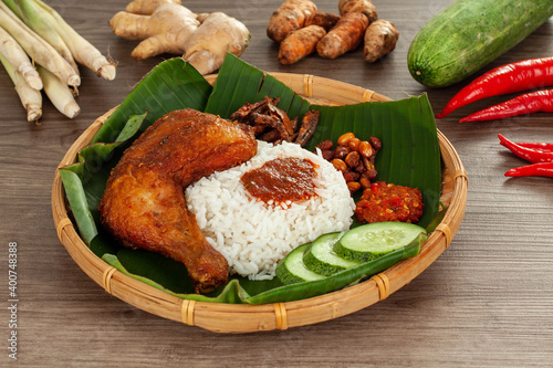 Photography Nasi Kukus is a traditional delicacy originally from the East Coast of Peninsular Malaysia
