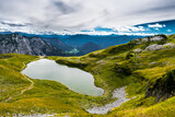 Calm Freshwater Lake On Mountain Loser In The Alps Of Styria In Austria