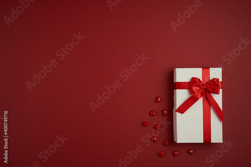 Valentine's Day. Empty space for your text. Elegant illustration.