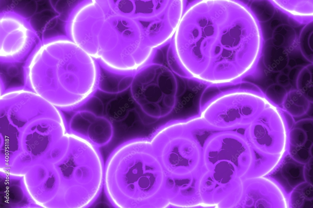 beautiful creative purple many bio living cells digitally drawn texture or background illustration beautiful creative purple many bio living cells digitally drawn texture or background illustration