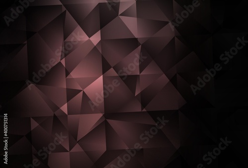 Dark Pink vector low poly texture.