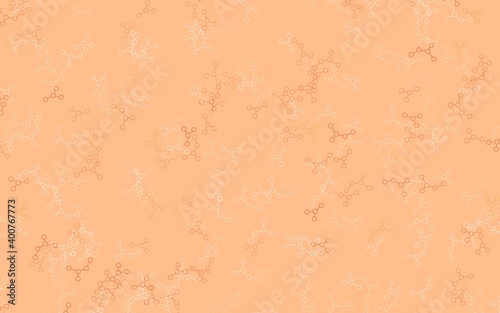 Light Red vector pattern with artificial intelligence network.