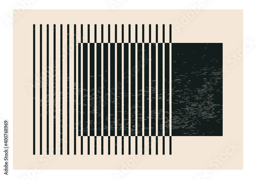 Trendy abstract creative minimalist artistic hand drawn composition