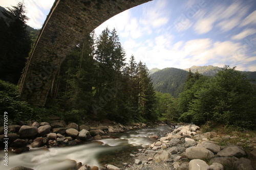 Elevit plateau and Taş bridges, Kaçkar mountains. photo