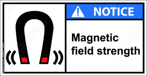 notice magnetic field strength .Draw from Illustration.