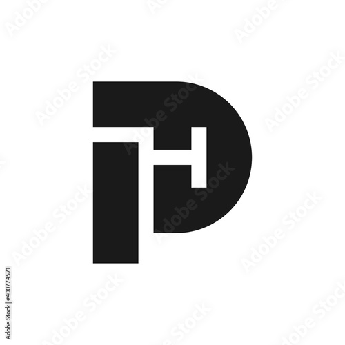 Letter PH logo template