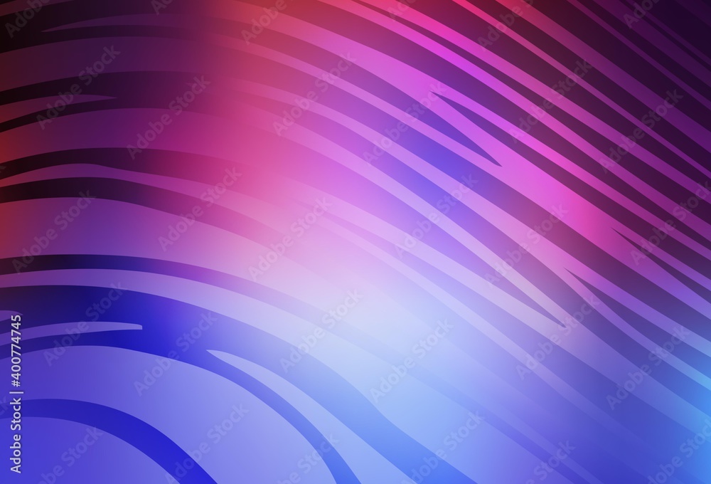Light Blue, Red vector texture with bent lines. Light Blue, Red vector texture with bent lines.