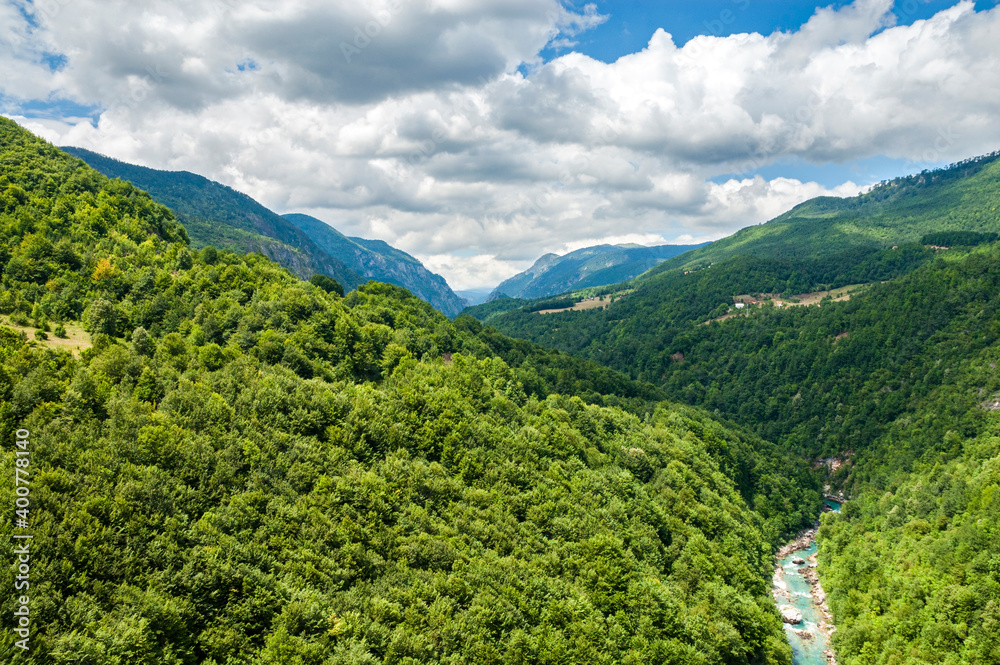 View of The Tara River Canyon, Durmitor National Park, Montenegro
