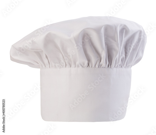 Chef's hat isolated on white background.