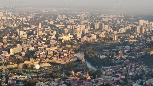 Tbilisi from Mtsaminda hill. Georgia
