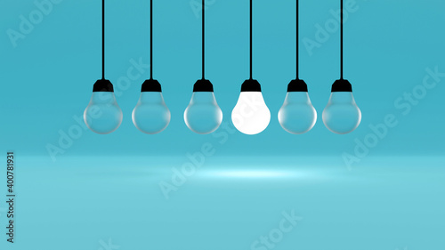 bulb hanging on rope