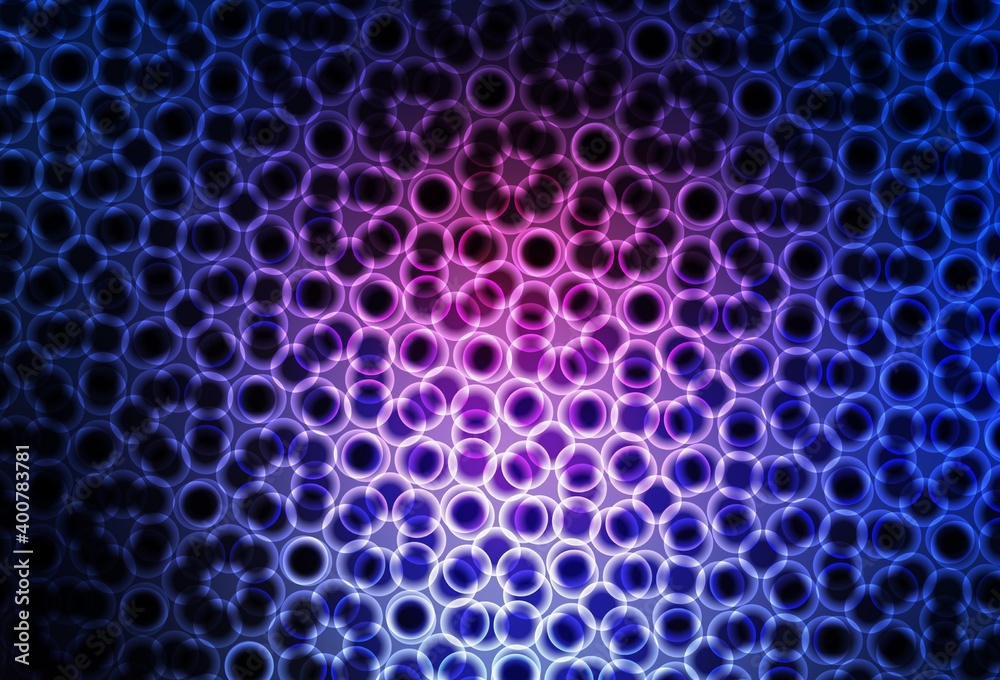 Dark Pink, Blue vector layout with circle shapes. Dark Pink, Blue vector layout with circle shapes.