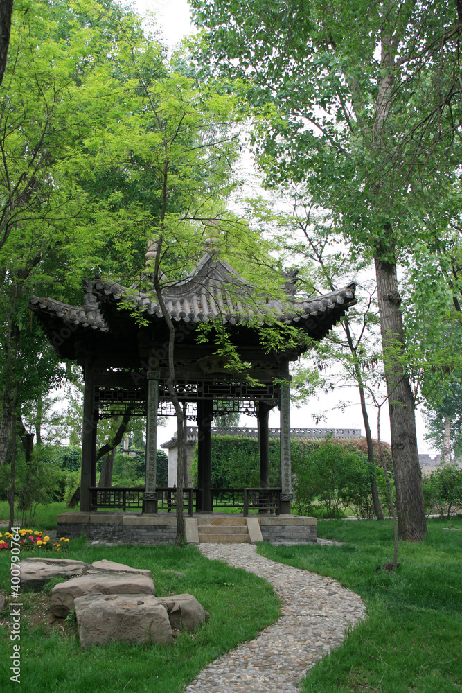 chang mansion closed to pingyao in china 