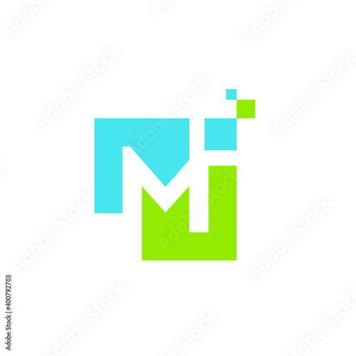 MI pixel logo