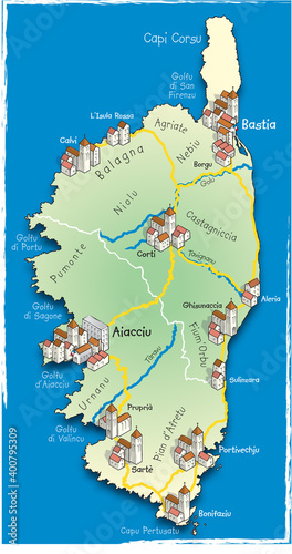 20 Carte des départements de la Corse (corsu)