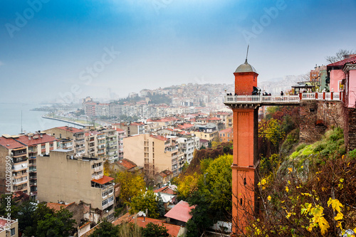 Asansor Tower in Izmir City