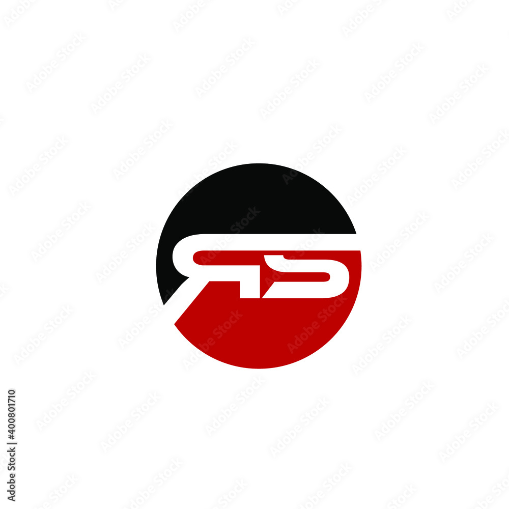 letter RS logo letter RS logo