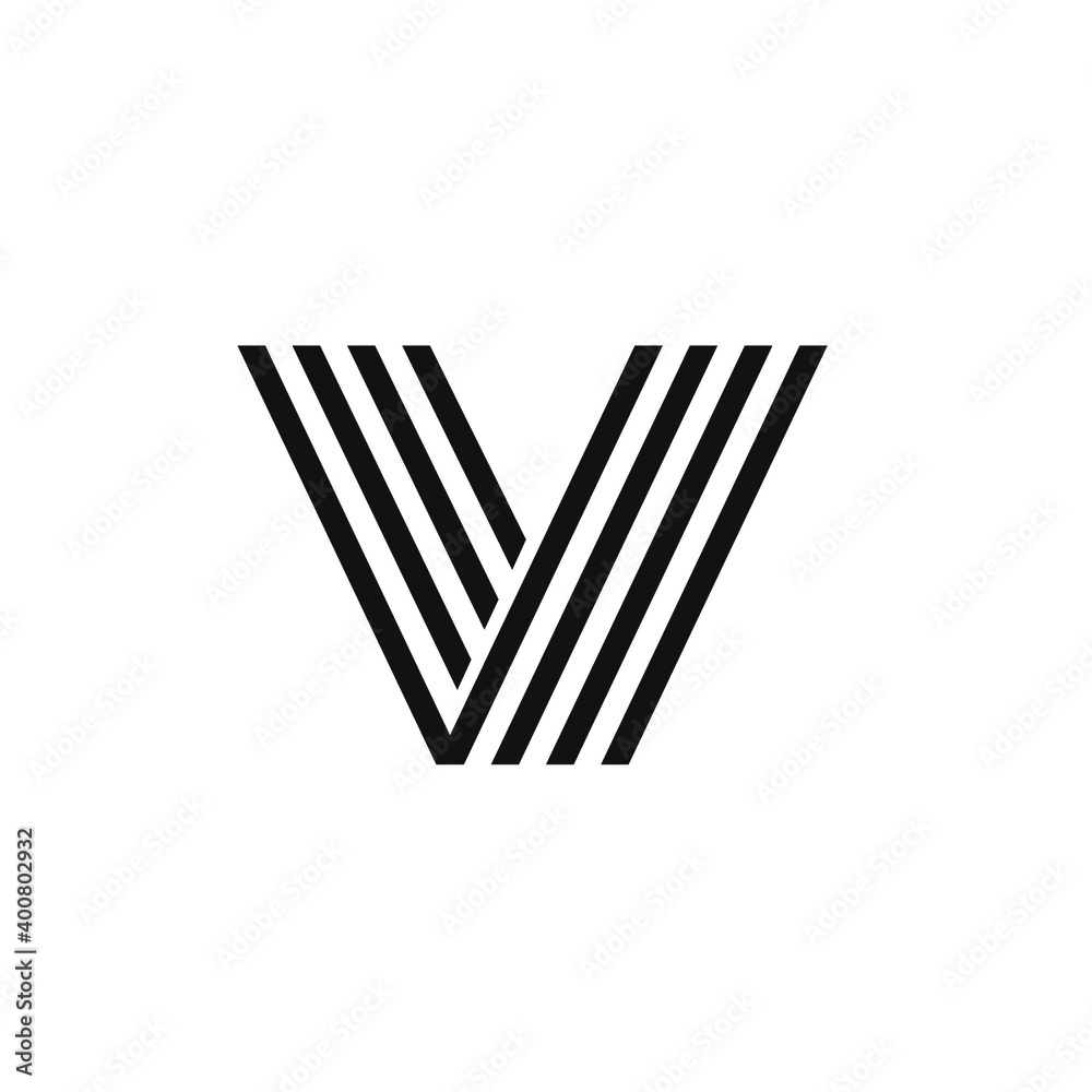 V logo 