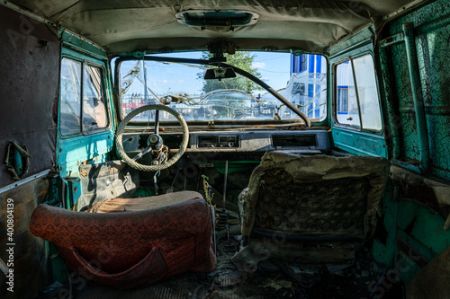 dump of cars. Rusty cars. Abandoned.