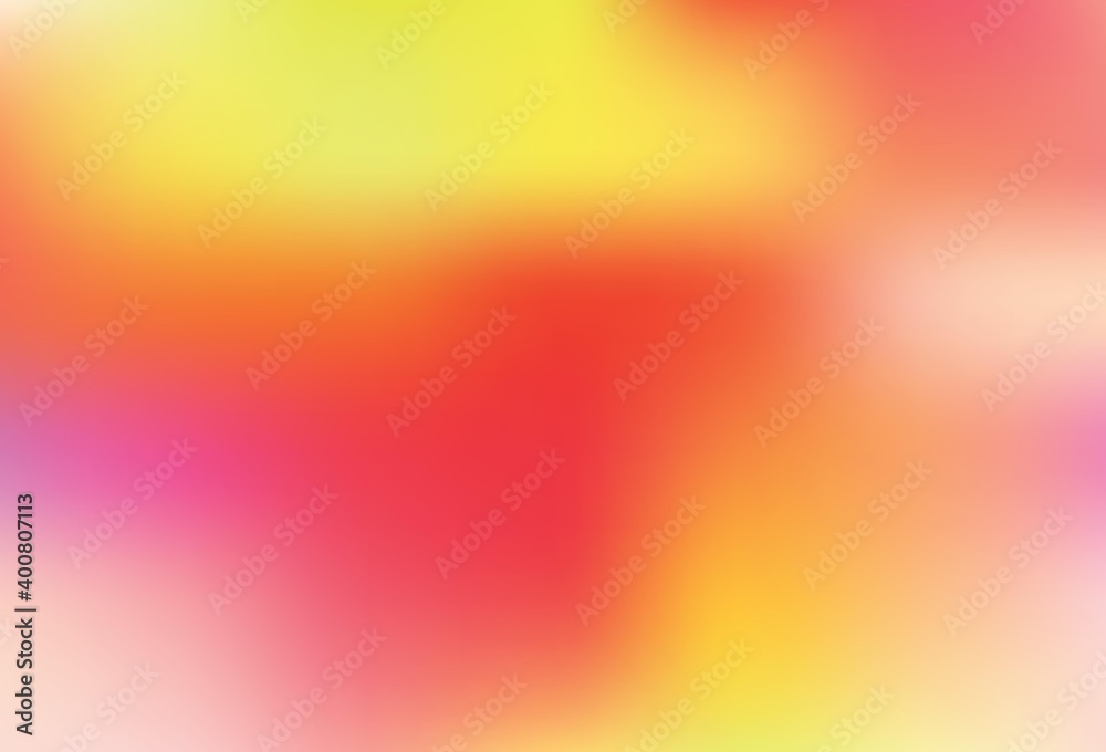 Light Red, Yellow vector blurred bright template. Light Red, Yellow vector blurred bright template.