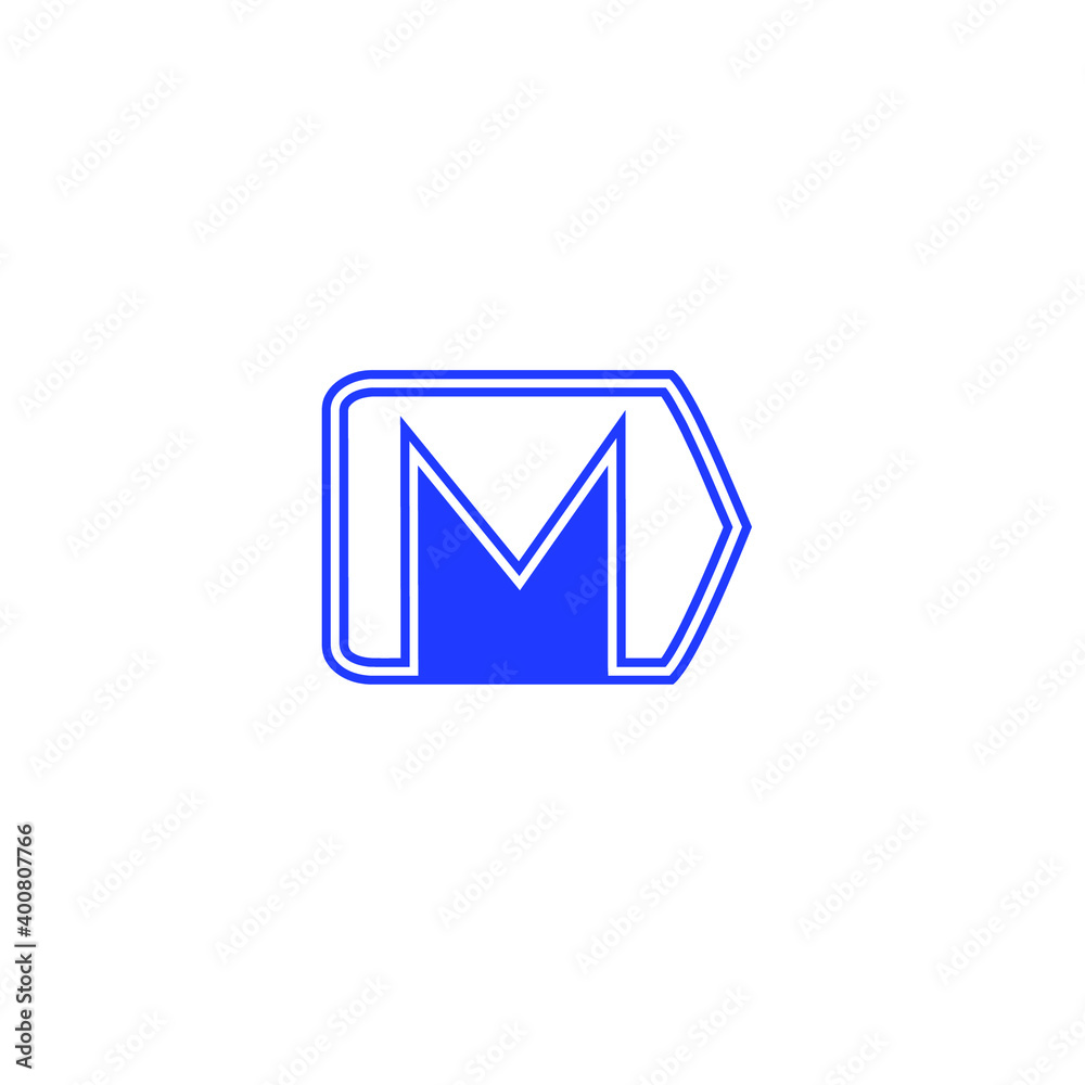 M logo design M logo design