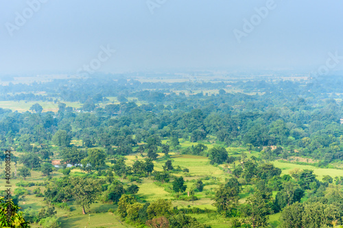 Forest landscape of Jharkhand, India. Jharkhand is a state in eastern India
