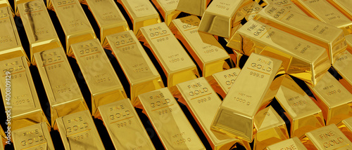 rich gold background for business finance