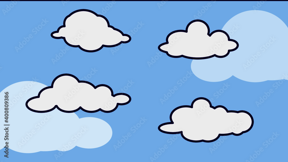 sky 
blue
white
clear
clean
clouds
