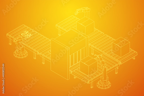 Robotic arm manufacture technology industry assembly mechanic hand