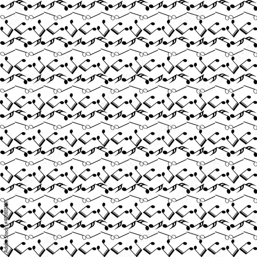pattern of musical notes