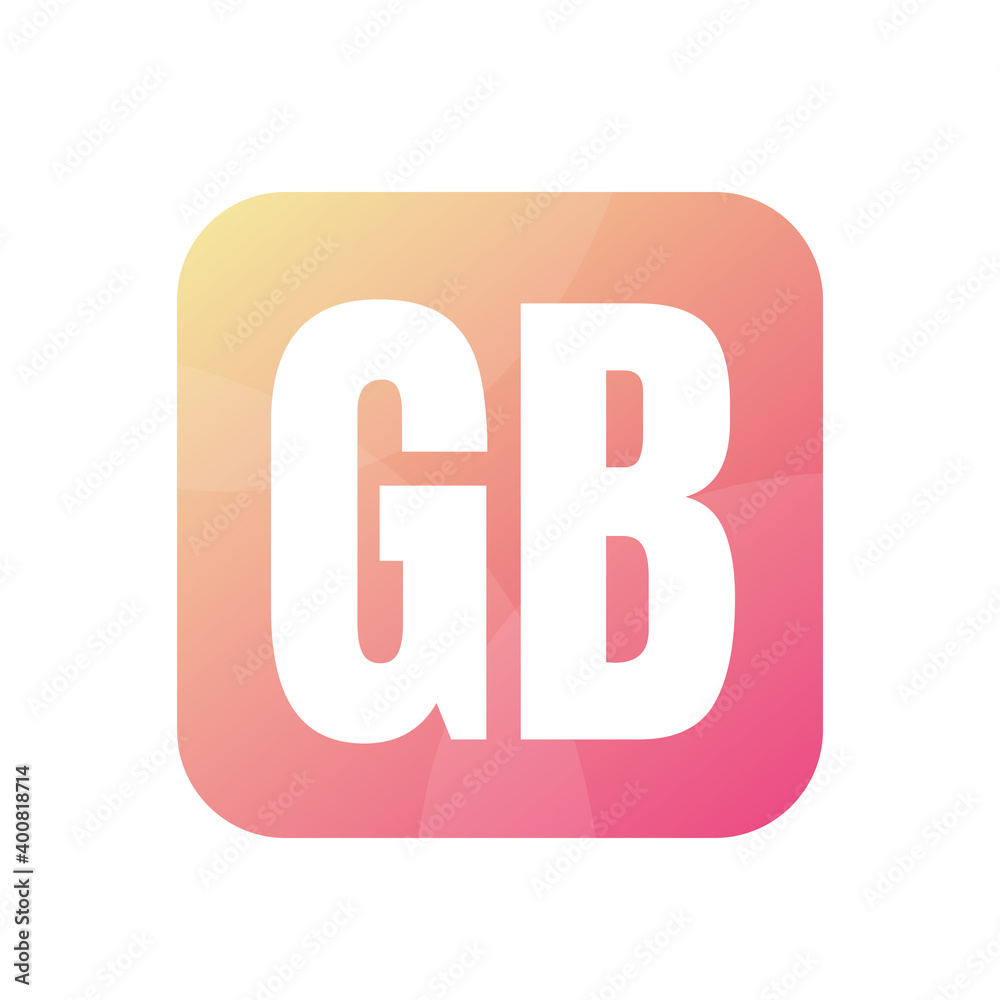 GB Letter Logo Design With Simple style GB Letter Logo Design With Simple style