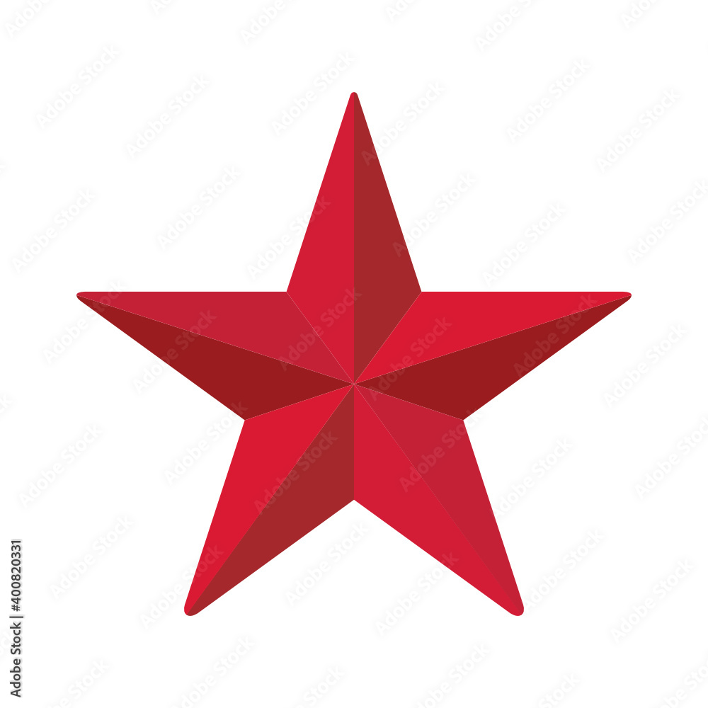Red Shiny Star, Red Sparking Star Vector, Red Star Icon, Red Star Christmas Topper, Red Star Icon, Vector Illustration Background