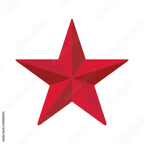 Red Shiny Star  Red Sparking Star Vector  Red Star Icon  Red Star Christmas Topper  Red Star Icon  Vector Illustration Background
