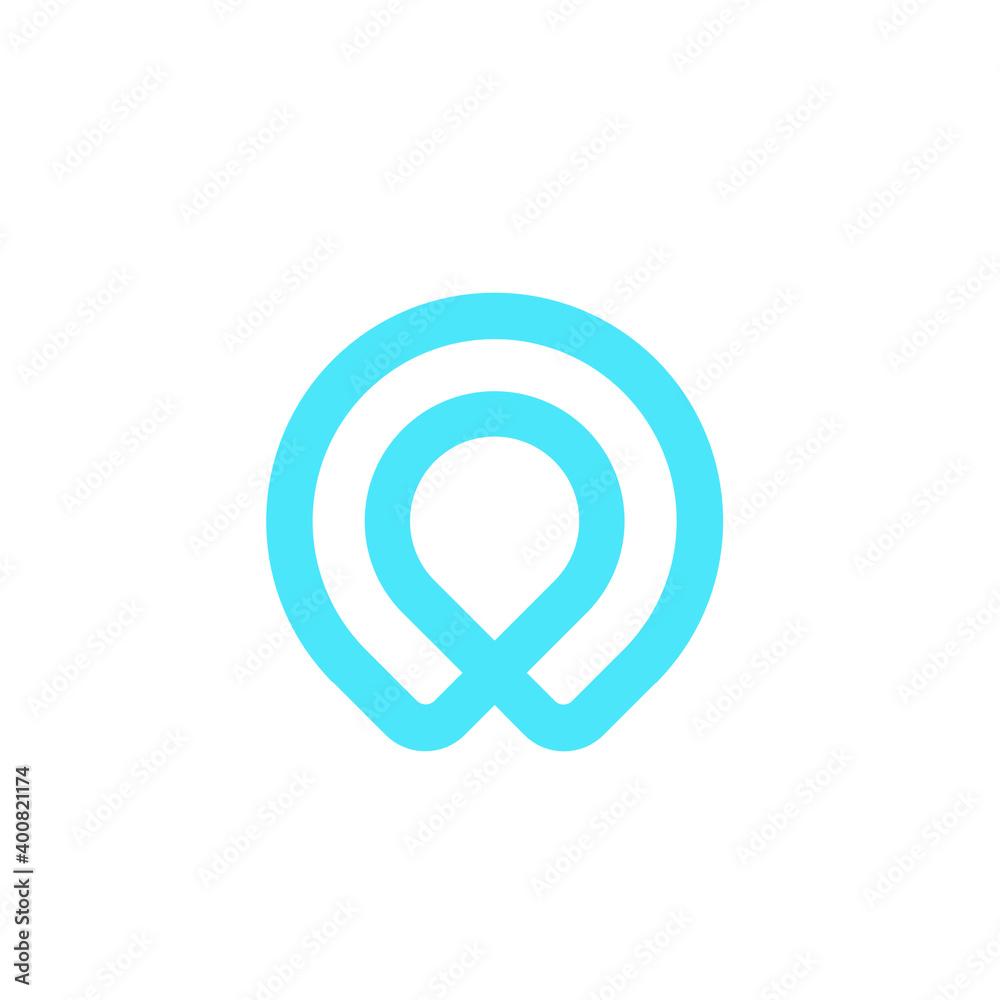 Fototapeta premium pin map logo design