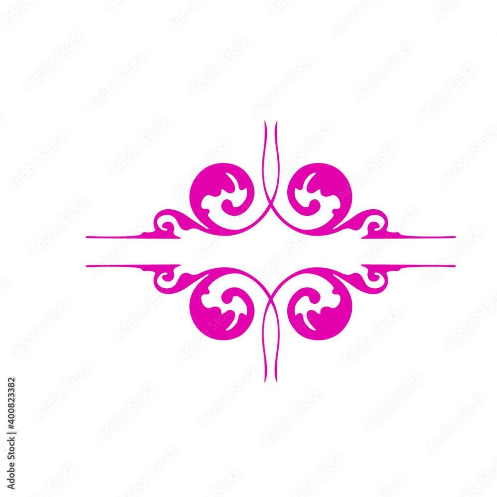 ornament logo design ornament logo design
