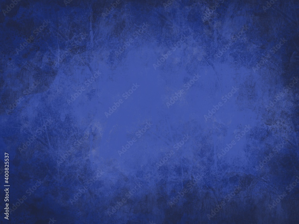 Sfondo blu scuro viola sbiadito al centro. Web banner astratto texture muro grunge