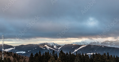 Landscape from Folgaria, Trentino, Italt