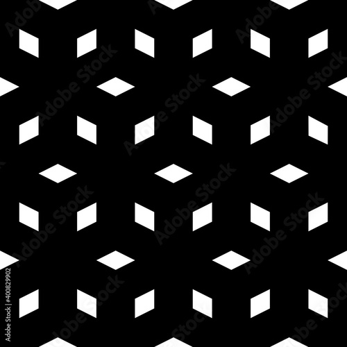 Geometric background. Seamless ornament. Rhombuses pattern. Diamonds backdrop. Lozenges wallpaper. Ethnic motif. Digital paper, textile print, web design, abstract.