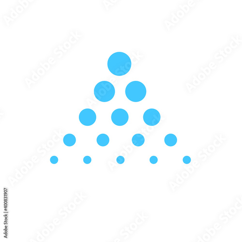 triangle dots logo design