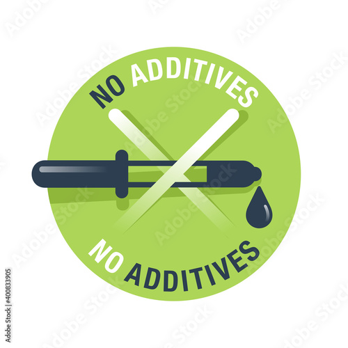 No preservatives, additives or dye free pictogram