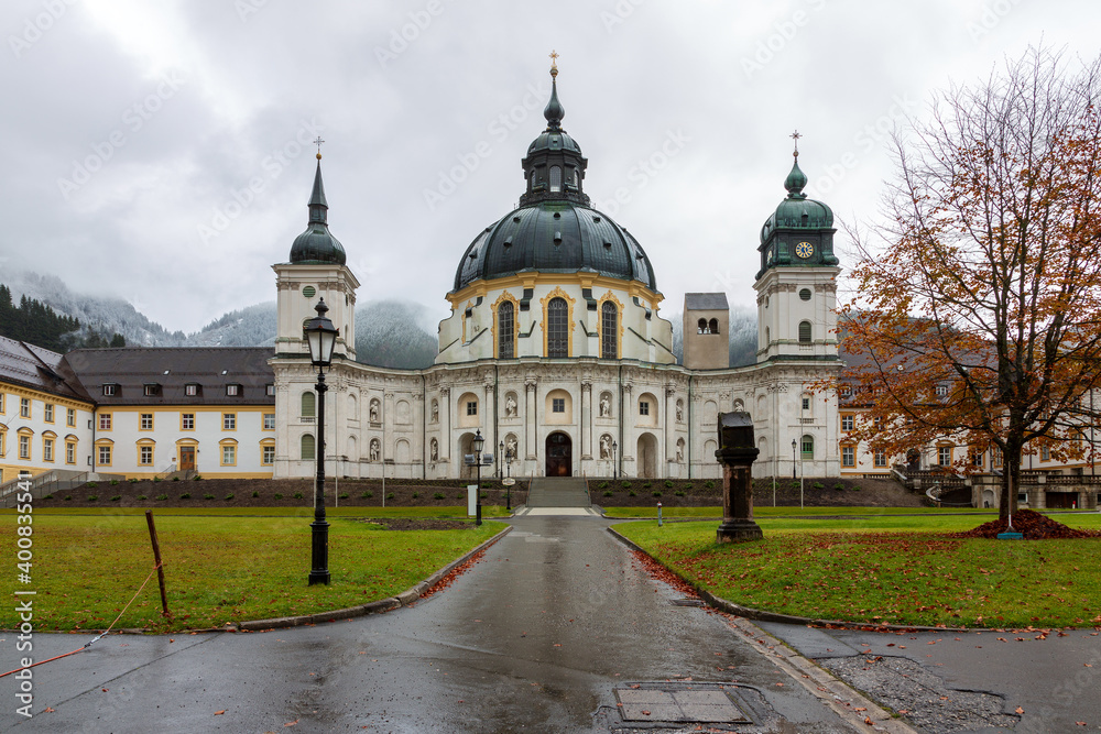 The baroque Benedictine Abbey of Ettal, Germany.