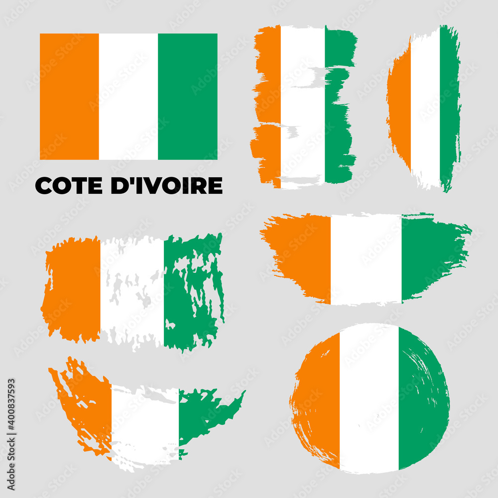 Ivory Coast contry flag with high resolution vector. Ivory Coast contry flag with high resolution vector.