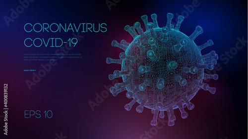 Covid 19 coronavirus concept. Healthcare medical background microbiology. Global pandemic background. Pandemic, flu, corona medicine concept.