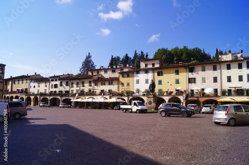 Matteotti square in Greve in Chianti, Tuscany, Italy © sansa55